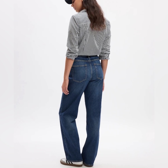 GAP 90s Loose Flare Mid Rise Jeans - US 30 - Picture 2 of 6